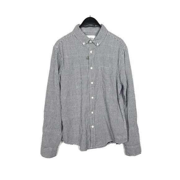 NWT Men’s Shirt Size S Button Down Long Sleeve Blue Standard Fit Goodfellow & Co - Picture 1 of 8